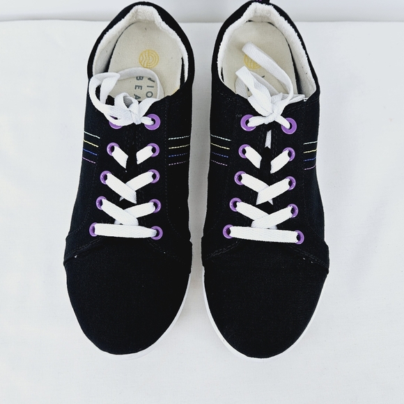 Vionic Beach Stinson Lace-Up Sneaker in Black Size 10 - Picture 5 of 12